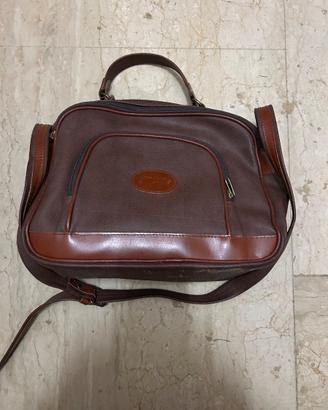 BORSA PELLE TRACOLLA MARRONE