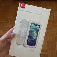 Supporto impermeabile telefono doccia 360°