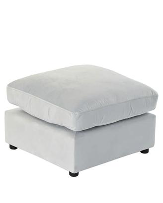Poggiapiedi moderno Dkd home decor celeste 