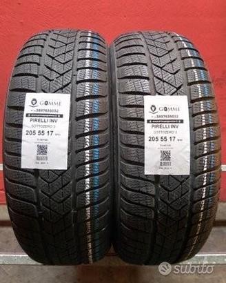 2 gomme 205 55 17 pirelli inv a3835