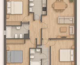 Singola con bagno privato libera subito