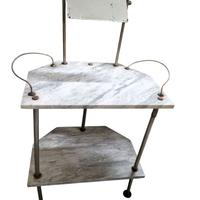 Toeletta art-decò anni '30 ripiani in marmo