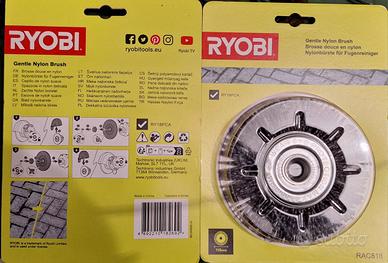 spazzola Ryobi 115mm pulisci fughe RAC818