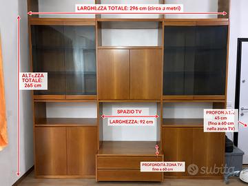 MOBILE SOGGIORNO - PARETE ATTREZZATA