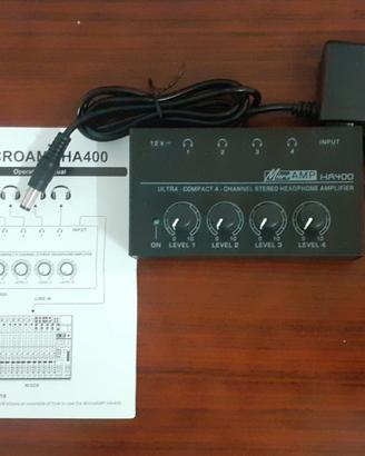 Amplificatore per cuffie o auricolari