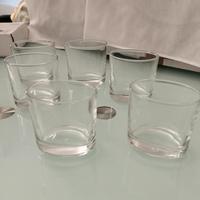 6 bicchierini liquore ovali zona Ostia 