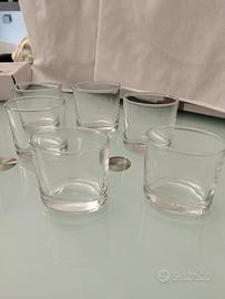 6 bicchierini liquore ovali zona Ostia 