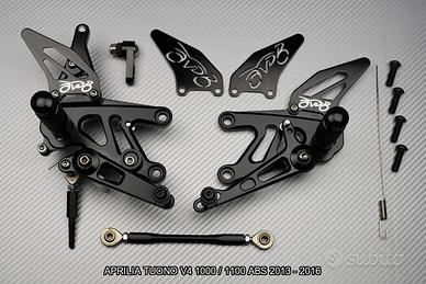 Pedane arretrate APRILIA TUONO V4 ABS 2013 - 2016