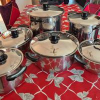 Set di pentole acciaio 18/10