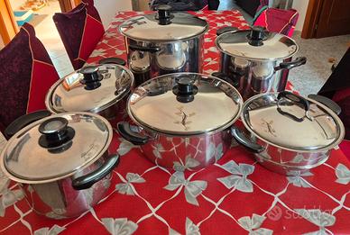 Set di pentole acciaio 18/10