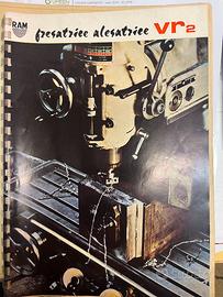 Manuale Fresatrice Alesatrice RAM vr2