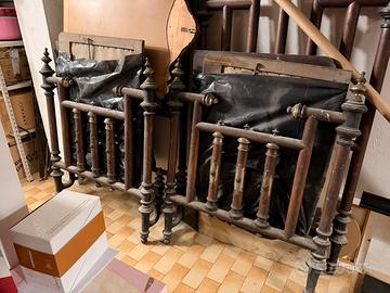 Letto antico ferro battuto - fine ‘800/inizi 900