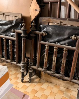 Letto antico ferro battuto - fine ‘800/inizi 900