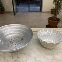 COLAFRITTURA PIU STAMPINO IN ALLUMINIO VINTAGE