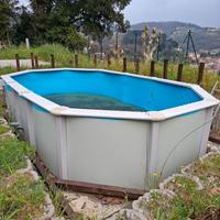 Piscina fuori terra in acciaio WHITE POOL 