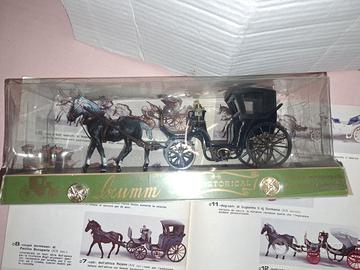 Carrozza storica Brumm  cab  attrice Rejane
