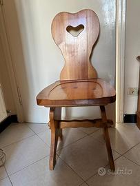 Sedia in abete