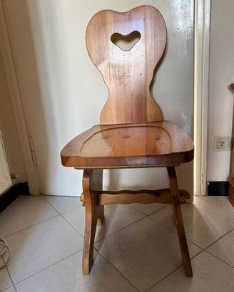 Sedia in abete
