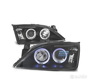 FARI FORD MONDEO MK3 00-07 ANGEL EYES FONDO NERO