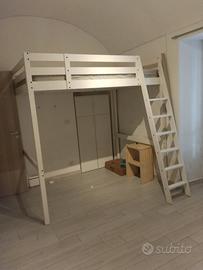LETTO ASOPPALCO CON MATERASO COME NUOVI