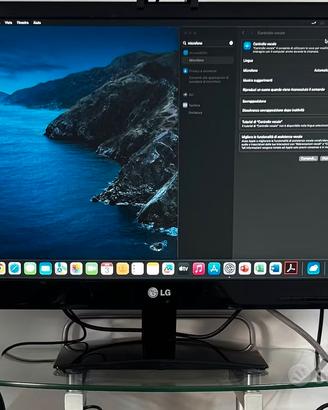 Monitor 23” LG Cinema + accessori