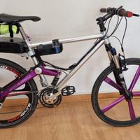 Bicicletta biammortizzata elettrificata
