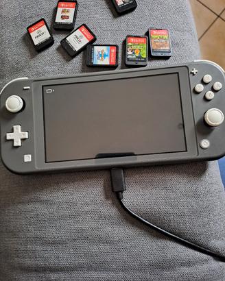 nintendo switch lite + 9 giochi