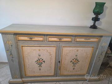 MADIA CREDENZA IN LEGNO DECORATS 212X120HX60P 