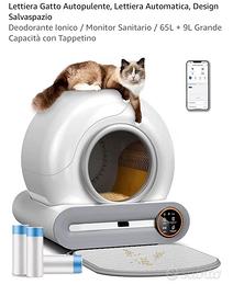 Lettiera autopulente gatti