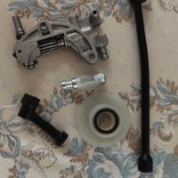 motosega: pompa e filtro olio,tubi,vite senza fine