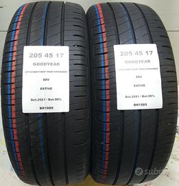 2 GOMME 205 45 17 GOODYEAR BR1989
