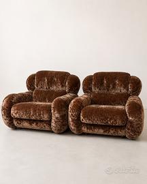 Coppia poltrone lounge anni ’70 Cloud Chairs
