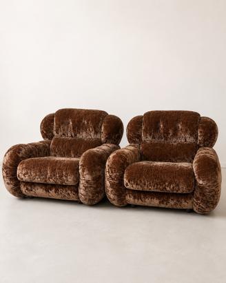 Coppia poltrone lounge anni ’70 Cloud Chairs