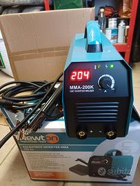Saldatrice ad elettrodi inverter MMA 200 Ah nuova