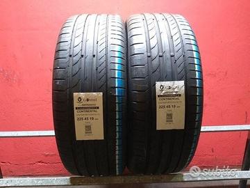 2 gomme 225 45 19 continental a5638