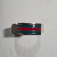 Cintura Gucci con nastro Web Verde e Rosso