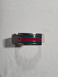 Cintura Gucci con nastro Web Verde e Rosso