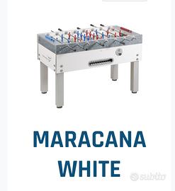 calciobalilla garlando maracanà white nuovo 