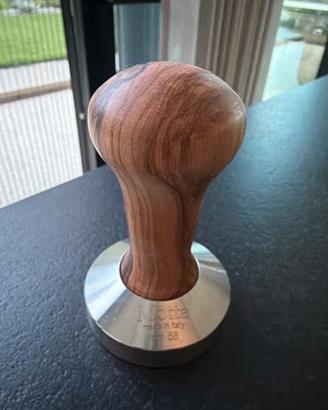 Tamper professionale in legno d’ulivo ☕