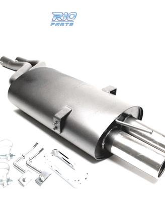 SILENZIATORE DI SCARICO BMW E46 98-07 ACCIAIO
