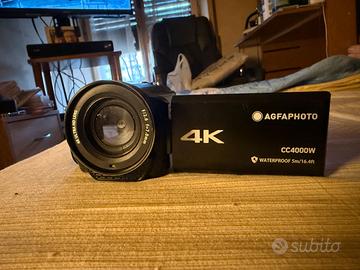 Videocamera AgfaPhoto CC4000W 4K impermeabile