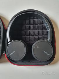 Cuffie Sony WH-CH500 wireless bluetooth + custodia