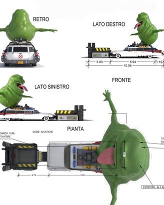 carro allegorico Ghostbusters