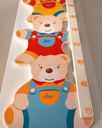 Metro misura bimbi Azur da cameretta  in legno 