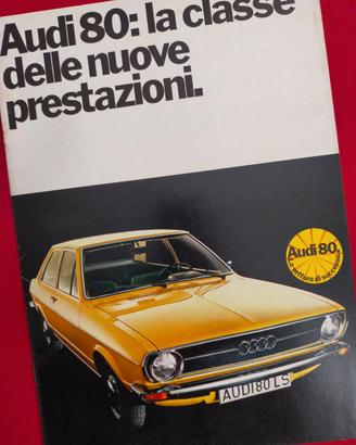 Brochure Audi 80 prima serie