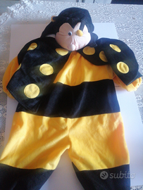 Vestito carnevale ape maia bambina 1/2 anni