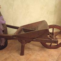 CARRIOLA D'EPOCA IN LEGNO