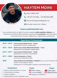 Cuoco / capo partita