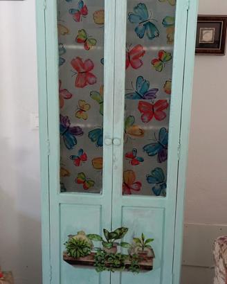 vetrinetta in legno 