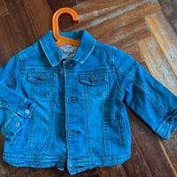 Giacca Jeans neonato bimbo 12 mesi 74cm come nuovo